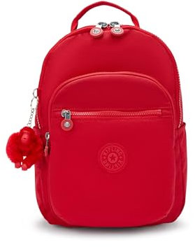 Kipling Mochila Seoul S para mujer, Rojo rojo, talla única