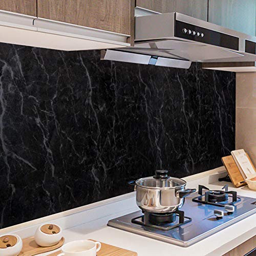 Surmounty Küchen Fliesenaufkleber,Fliesenaufkleber 500x60cm Badezimmer Selbstklebende Fliesendekor Aufkleber Backstein zum Küche Esszimmer Bad Fliesenfolie Deko