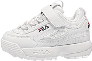 FILA Disruptor E Tdl, Sneaker Unisex - Bambini e ragazzi, Bianco (White), 20 EU