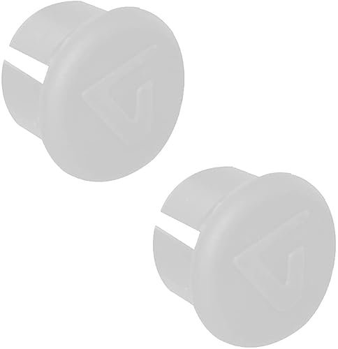 cyclingcolors 2x fahrrad lenkerstopfen kunststoff endkappen rennrad vintage (Weiss)