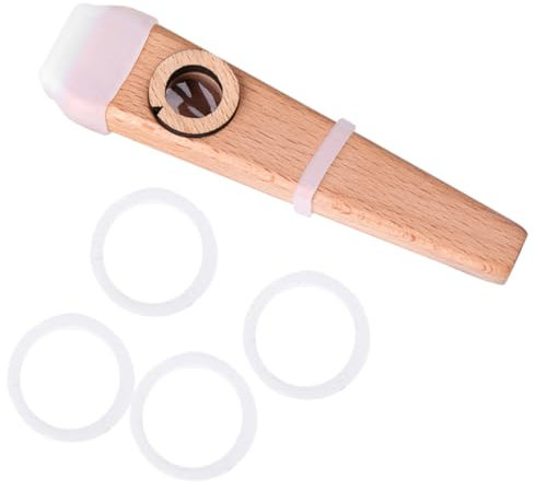 HEMOTON Holz-kazoo Mit Gitarren-ukulele-begleitung Leicht Zu Lernen Kazoo Musikinstrument Für Anfänger Und Erwachsene Robustes Zubehör Für Einsteiger Geschenk Für Musikliebhaber