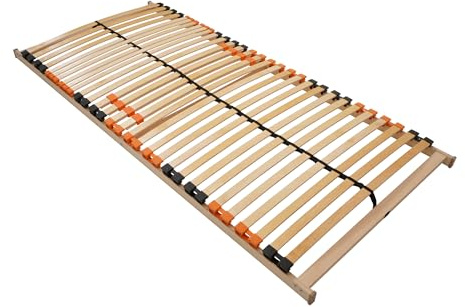 BMM Lattenrost 90x200 cm Fly NV – Nicht verstellbar, 7 Zonen, für alle Matratzen, Höhe 7 cm, einfache Selbstmontage, Made in Germany