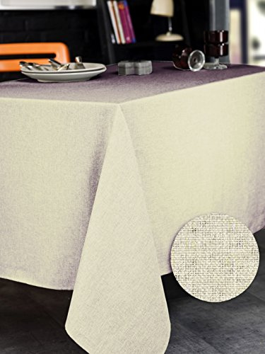 Calitex BROME Nappe rectangulaire Polyester Ecru 150x350