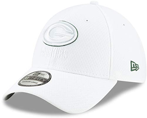 New Era 39Thirty Cap Platinum Sideline Green Bay Packers