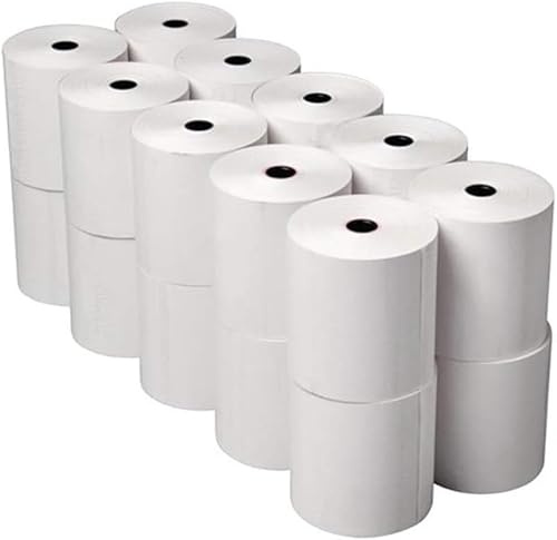 MantraRaj 57 x 40mm Thermal Paper Till Rolls Cash Register Rolls Receipt for EPOS POS Cash Register, Credit Card Machine PDQ BPA Free Thermal Receipt Paper (20)