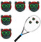 MenYiYDS 5pcs Schläger Vibrationsdämpfer Tennisschläger Stoßdämpfer Tennis Dämpfer Tennisschläger Vibrationsdämpfer Tennisschläger Dämpfer Silikon Stoßdämpfer Tennisschläger Dämpfer