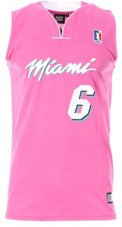 Sport Zone Miami Miami 6 baseballtröja rosa, Rosenröd, 3XL