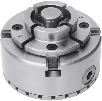 MEELRYD 4-Backen Selbstzentrierendes Spannfutter Backenfutter Drechselfutter M33 Für Drechselbank Drechselmesser Zentral Einstellbares PräZisionsfutter Drechselbank Zubehör