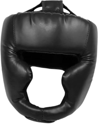 Oshhni Protector de Cabeza Suave para Boxeo, Equipo de Entrenamiento, Protección para La Cabeza, Protección para Sparring, Lucha, Agarre Y Kickboxing, Niños Negros