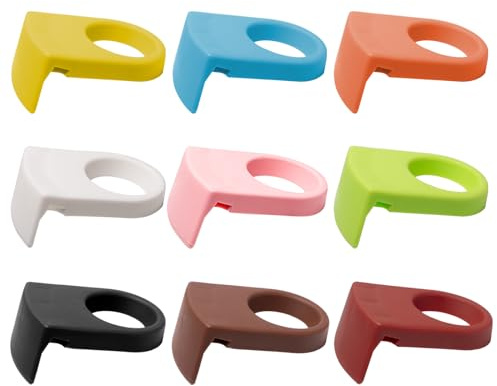 Keboyoe 9 stycken ölklämmor flaskhållare klämmor för cocktail dryckesklämmor cocktail snap bar drink clips öl clipser öl cocktailspänne cocktail-snäppstängning för hem kök bar festtillbehör