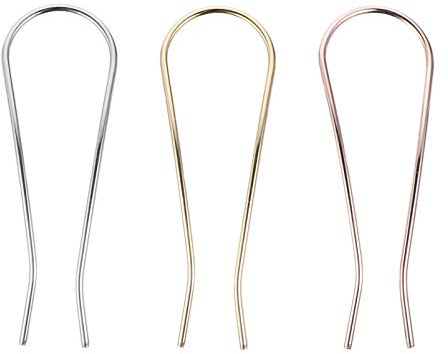 DEARMAMY 3 Pezzi Fermaglio per U Shaped Oro e Rosa Design Vintage per Occasione per e Quotidiana e Comfort Assicurati