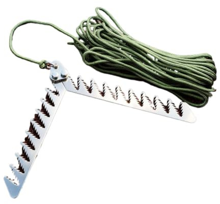 Coupe Herbes Aquatique, Outils De Nettoyage pour Étang avec Corde De 20 M | Outil Pliable À Poignée Dentelée, Râteau À Herbes Aquatiques Pour Étang Râteau De Mauvaises Herbes Pour Lacs Étangs Plages