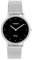Oozoo Vintage Damenuhr mit Edelstahl Milanaiseband 34 MM Schwarz/Silberfarben C20052