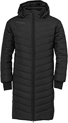 Uhlsport Herren Essential Winter Bench Jacke Fussball Trainingsbekleidung, Schwarz/anthra, M EU