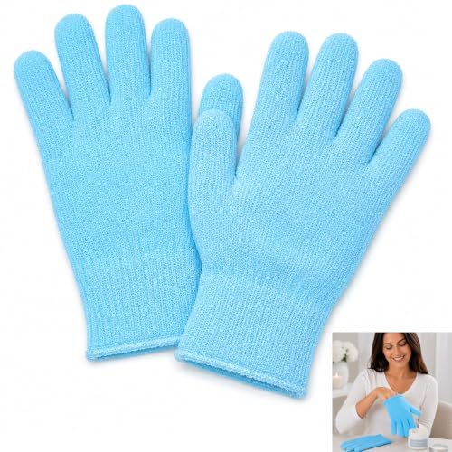 GeLuscious Moisturising Gloves for Dry Hands | Night Gloves for Sleeping, Cream Gloves, Eczema Relief, Intensive At Home Hand Care