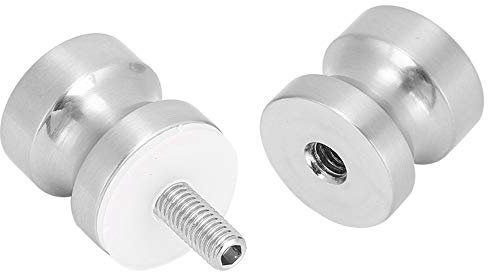 Tomotato Pomelli Rotondi per Porta della Doccia, Doccia Vetro Pomello Lega di Alluminio Pomello Porta Maniglia Rotonda Pomello Porta Pulsante Per Porta