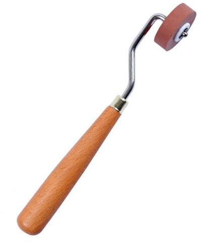 Art Rollers Rubber Ink Roller Applicator for Arts Crafts Ink Printmaking Block Stamping Printing with Wooden Handle for DIY Craft Art Ink Paint Block Stamping Printmaking Wallpaper 1cm