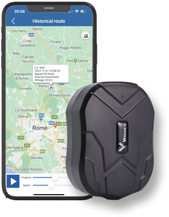 Winnes Traceur GPS 4G Tk905B Très Longue Veille/Alarme Moto/Couverture Mondiale GPS Voiture