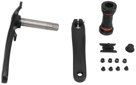 Ensemble de bras de manivelle de vélo en alliage d'aluminium de qualité supérieure avec kit de pédalier Pédalier de vélo de montagne haute performance pour le cyclisme hors route