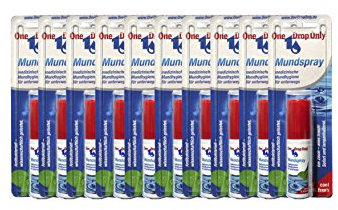 10x One drop only Mundspray 15 ml gegen Mundgeruch, Antibakteriell, langanhaltend