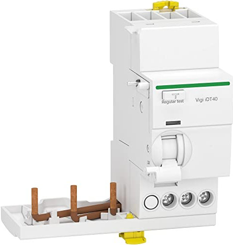 Schneider Electric - Acti9 iDT40 - module différentiel Vigi - départ iDT40-3P 40A 30mA type A SI - A9Y64340