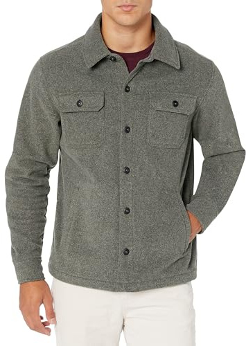Amazon Essentials Homme Surchemise d’Hiver en Polaire à Manches Longues