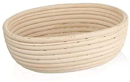 orion group - Gärkörbchen für brot - Gärkorb oval - Brotkorb - Brotform für Brotteig - Brotbackzubehör - Brotbackkorb - 1kg - 24x18,5cm