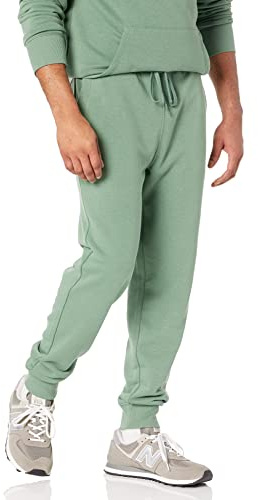 Amazon Essentials Pantaloni Della Tuta in French Terry Leggeri (disponibile nelle taglie Big & Tall) Uomo, Verde Salvia, M