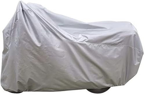 Motorrad-Abdeckplane aus PEVA, grau, für Wasser, Schnee und Sonne, 4 Größen (Größe M 120 x 210 cm, Grau aus Peva)