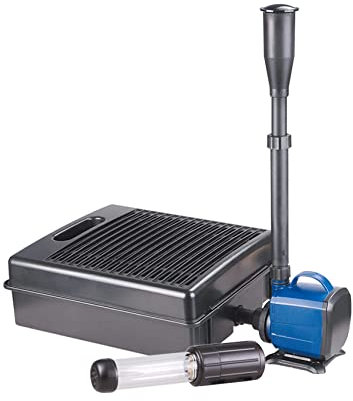 Kit de fuente de bomba de filtro sumergible todo en uno 792 GPH con UV, adecuado para jardín de agua y estanque
