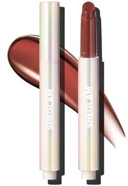 SHEGLAM PoutPerfect Moisturizing Solid Lip Gloss Non Sticky Lipstick with Coconut Oil - Sepia Kiss