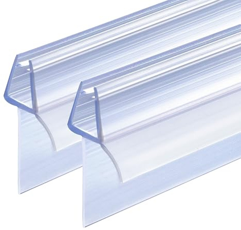 ITTISO Shower Door Seal Strip 2 x 90 cm for 4mm/5mm/6mm Glass Thickness | Shower Screen Seal Strip Covers up to 20mm Gap Replacement Shower Door Bottom Seal