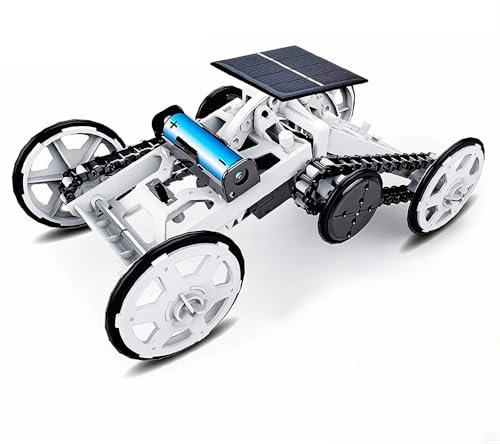 OBEST STEM Montage Auto Robot DIY Experiment Kit, Solarenergie Roboter Spielzeug Kit, Kinder-Bauspielzeug, Dual Drive Vierradantrieb Kletterauto Klettern, Solar Auto Geschenk für Geburtstag von 8-12