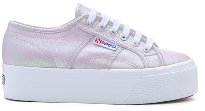 Superga 2790Cotw Linea Up and Down Unisex-Sneaker für Erwachsene, Pastell, Lila, irisierend, 37 EU