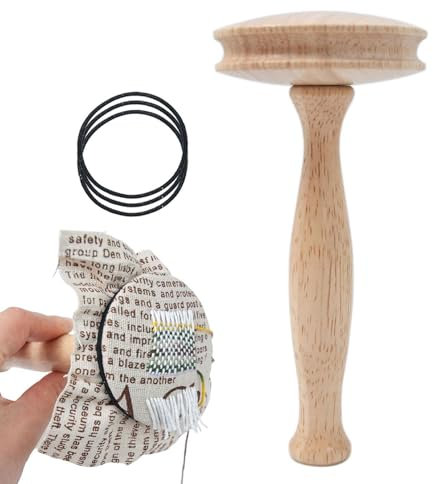 Stopfpilz – einfach zu verwendender Stopfpilz, effektiver Stopfpilz | Glatter -Pilzstopfen mit starkem Griff und allmählicher Krümmung zum Stopfen von Sockenlöchern (14,5 x 7 x 7 cm)