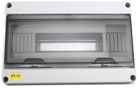 Koolenry Scatola di Giunzione HT Series 15WAY PC IP65 Impermeabile per Esterni In Plastica Elettrica ABS Power Electronic Din Rail Enclosure per Interruttori Automatici