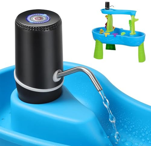 Wireless Water Meter Pump, Portable Rechargeable Water Meter Pump, Long-Lasting Battery Life of More Than 2 Hours, Suitable for Summer Outdoor Pool Toys