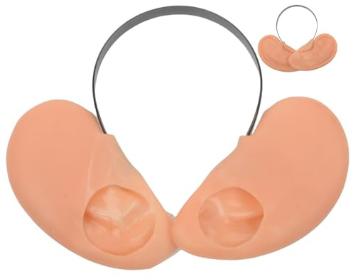 Grande Orecchie Di Orecchie - Orecchie Finte Di Grandi Dimensioni Per Adulti E Bambini, Oggetti Di Costume Divertenti | Realistic Stress Sollieve Ear Toy, Gift Gag Prank, Accessorio Per Le Orecchie Sc