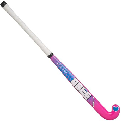 BYTE HX1 COMPOSITE HOCKEY STICK PINK/BLUE (37.5'' LIGHT)