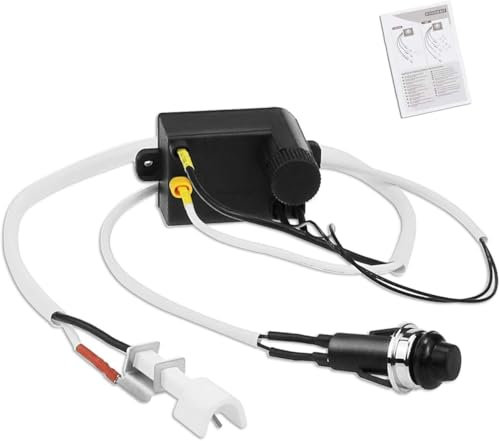 GFTIME Kit de encendedor electrónico Sustitúyalo por Weber 7642, 69850, Spirit 200 Serie, Spirit E-210,E-220,S-210,E-310, SP-310 Parrilla de gas con controles frontales,Cable de encendedor electrónico