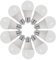 ZONE LED E27 LED Birnen, 10.5 Watt, 1055 Lumen, LED Glühbirnen E27, Warmweiß, 3000 Kelvin, ersetzt 75 Watt Lampe, A60, 200°, Energiesparlampen, 10-er Pack