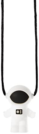 Kau-Halsketten für sensorische Kinder, Kau-Halskette, sensorisch für Autismus, ADHS, Angst oder andere besondere Bedürfnisse, reduziert Kauen, Zappeln für Jungen, Mädchen, Erwachsene, Kauer white