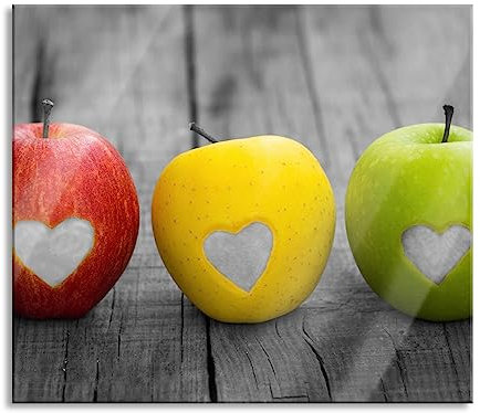 Plaque de recouvrement de cuisinière et protection anti-éclaboussures en verre véritable - Pour plaques de cuisson - 60 x 52 cm