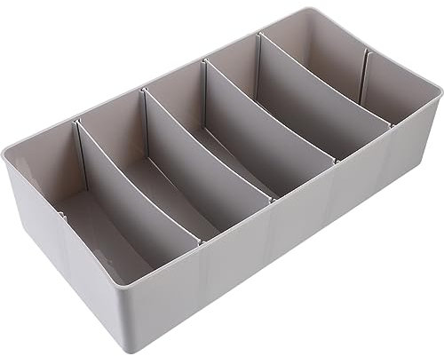 Operitacx Vassoio Budget Denaro 5 Scomparti Porta Denaro Da Scrivania Organizzatore Per Monete E Banconote Per Casa Ufficio Negozio