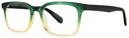 Scojo New York 'The Simon' Reading Glasses, Handmade Readers For Men And Women, Scratch Resistant, Green Sand Fade - 2.5 X