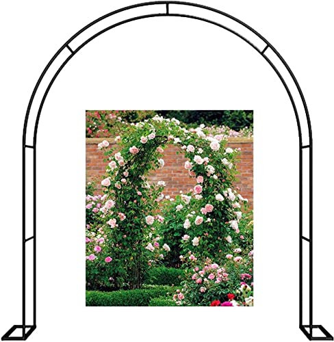 Arche Jardin pour Rosiers Plantes Grimpantes, Metal Arceau à Rosiers, Arche de Rosiers Vigne Mariage, Pergola Tonnelle de Jardin, Intérieur Extérieur Décoration de Fête,350x220x40CM