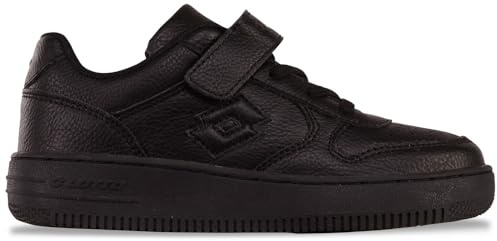 LOTTO Unisex Kids PALIOT OC K Chaussures Unisexes pour Enfant, Noir, 28 EU