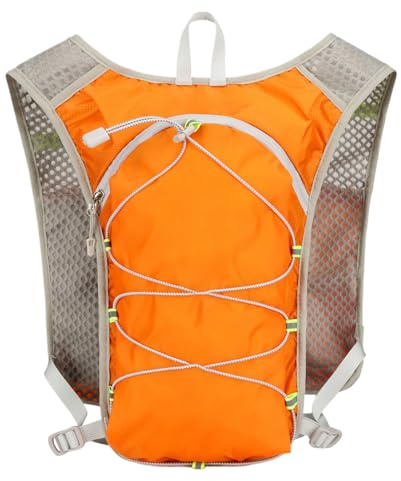 Chaleco De Carreras Hidratación - Chaqueta De Carreras Transpirable para - Accesorio De Pecho Ligero Impermeable Para Correr Senderismo Ciclismo Viaje