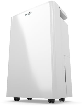 Deshumidificador y purificador de aire Dryzone con filtro HEPA13, 12 litros | Purificador elétrico silencioso | Control de humedad inteligente | Secado de Ropa | Modo Sueño