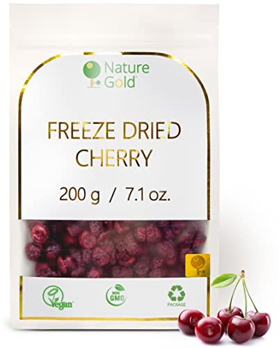 TRANCHES de CERISES Lyophilisées | 200g - 7.1oz | 100% Naturel et Végétalien | Sans OGM | ...La Meilleure Qualité d'Aliments ~*~